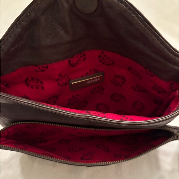 Marc Jacobs brown leather studded clutch - Picture 5 of 10